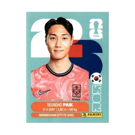 Seungho Paik Korea Republic KOR 14