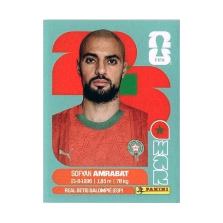 Sofyan Amrabat Morocco MAR 10