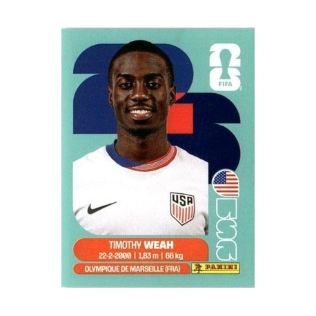 Timothy Weah USA USA 12