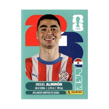 Miguel Almirón Paraguay PAR 17