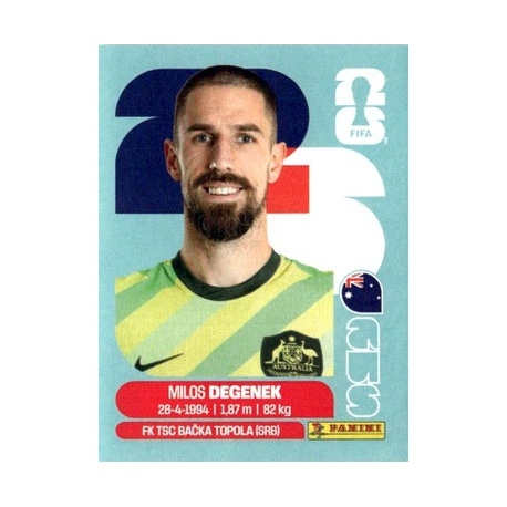 Milos Degenek Australia AUS 10