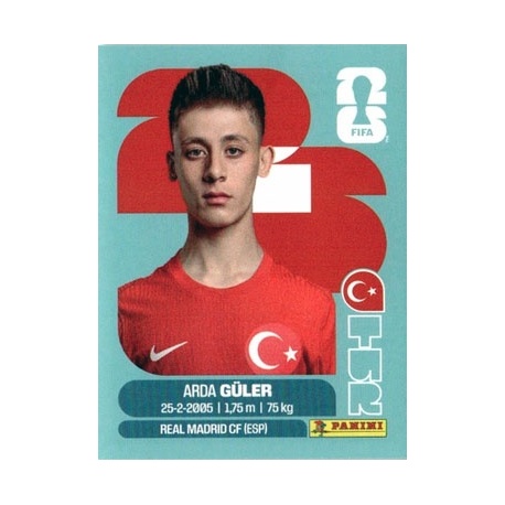 Arda Güler Türkiye TUR 14