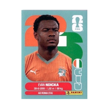 Evan Ndicka Côte d'Ivoire CIV 6