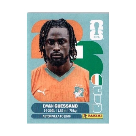Evann Guessand Côte d'Ivoire CIV 19
