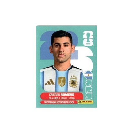 Cristian Romero Argentina ARG 4