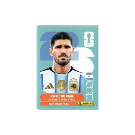 Rodrigo de Paul Argentina ARG 10
