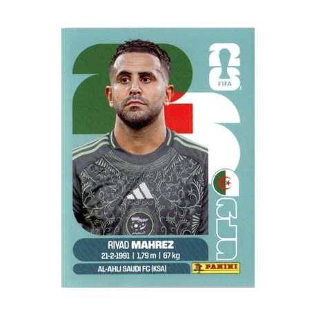 Riyad Mahrez Algeria ALG 15