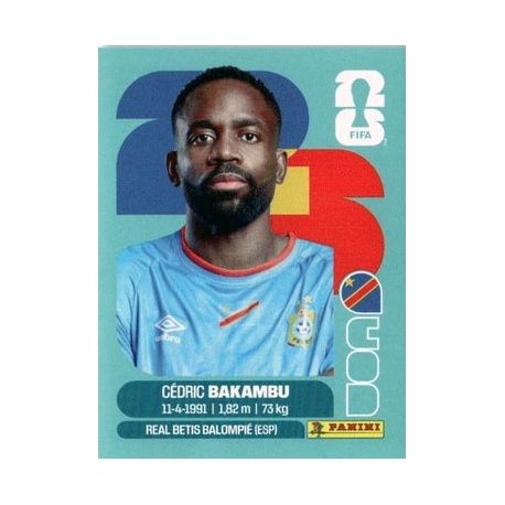 Cédric Bakambu Congo DR COD 19