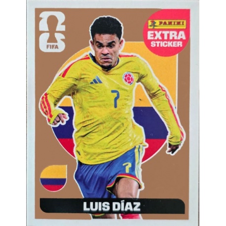 Luis Díaz Colombia Bronze Extra Stickers