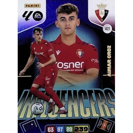 Cromo Aiamar Oroz (Influencers) Osasuna #421