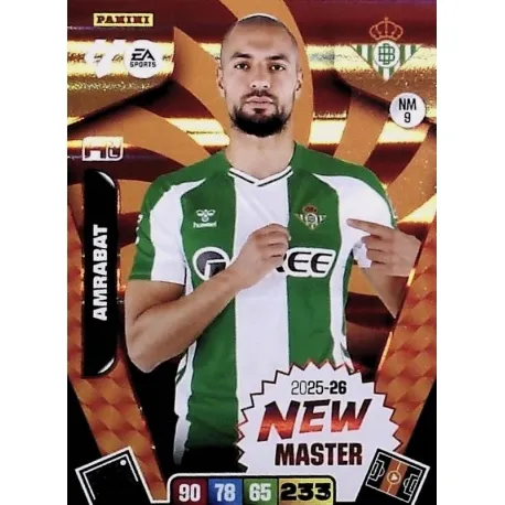 Cromo Amrabat (New Master) Real Betis #NW 9