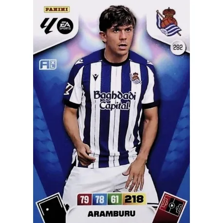 Cromo Aramburu Real Sociedad #292
