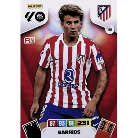 Cromo Barrios Atlético Madrid #46