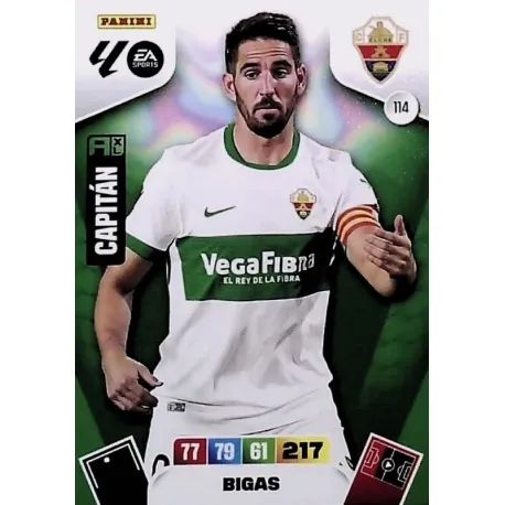 Cromo Bigas (Capitán) Elche #114