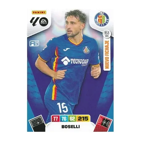 Cromo Boselli (Nuevo Fichaje) Getafe #153 bis