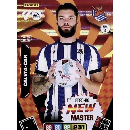 Cromo Caleta-Car (New Master) Real Sociedad #NW 4