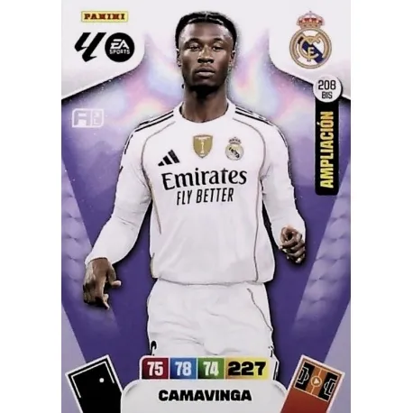Cromo Camavinga (Ampliación) Real Madrid #208 bis