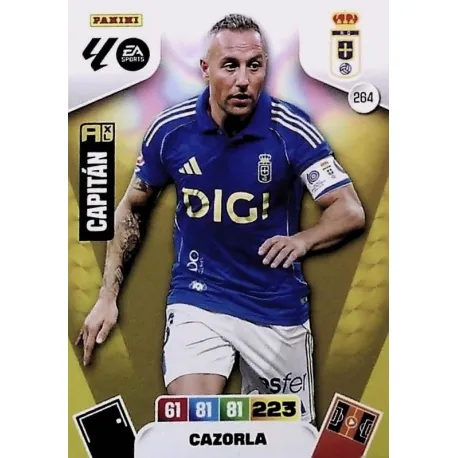 Cromo Cazorla (Capitán) Oviedo #264