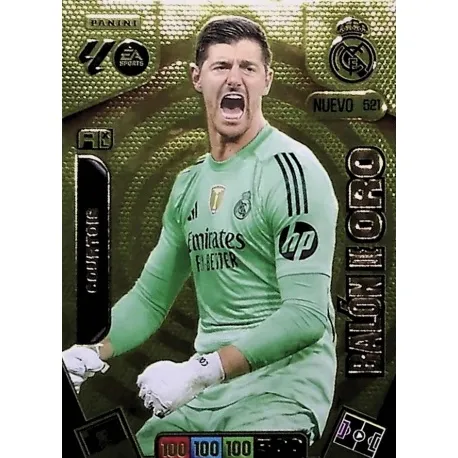 Cromo Courtois (Balón de Oro) Real Madrid #521