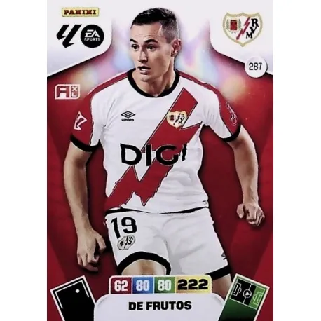 Cromo De Frutos Rayo Vallecano #287