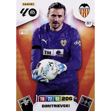 Cromo Dimitrievski Valencia #327