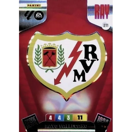 Cromo Escudo Rayo Vallecano Rayo Vallecano #271
