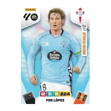 Cromo Fer López (Nuevo Fichaje) Celta #104 bis