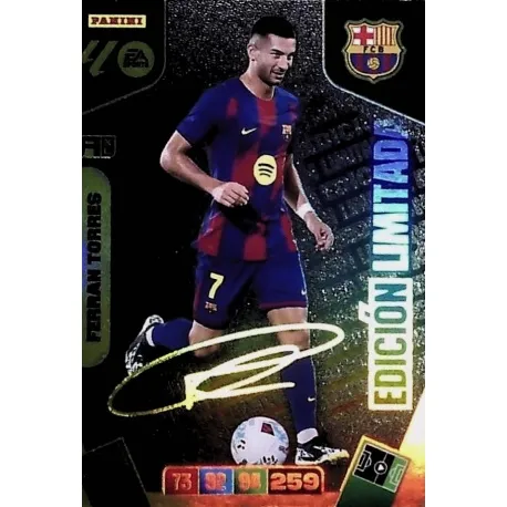 Cromo Ferran Torres (Edición Limitada Firmada) Barcelona #ELimitada Firmada 2