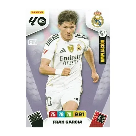 Cromo Fran García (Ampliación) Real Madrid #207 bis