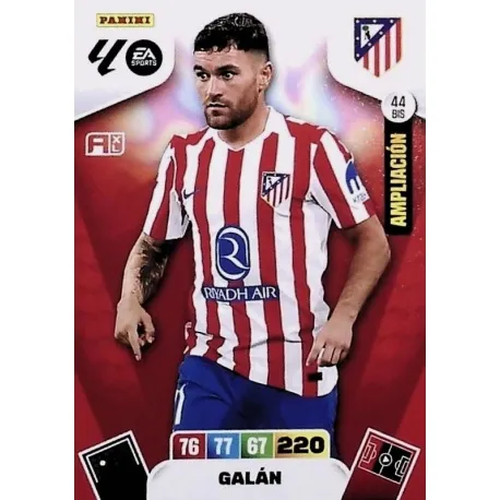Cromo Galán (Ampliación) Atlético Madrid #44 bis