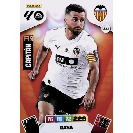 Cromo Gayá (Capitán) Valencia #333