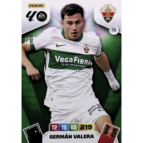 Cromo Germán Valera Elche #118