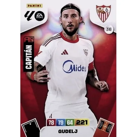 Cromo Gudelj (Capitán) Sevilla #316