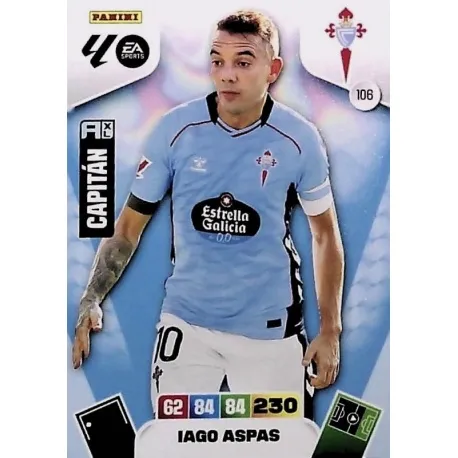 Cromo Iago Aspas (Capitán) Celta #106