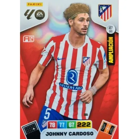 Cromo Johnny Cardoso (Ampliación) Atlético Madrid #47 bis