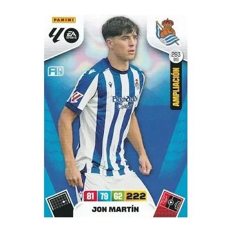 Cromo Jon Martin (Ampliación) Real Sociedad #293 bis