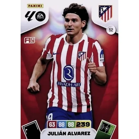 Cromo Julián Álvarez Atlético Madrid #52