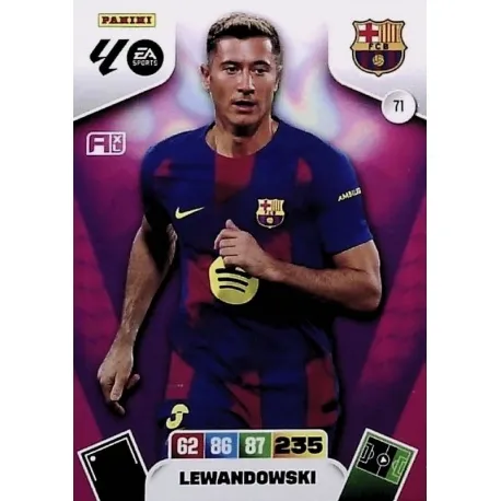 Cromo Lewandowski Barcelona #71
