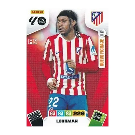 Cromo Lookman (Nuevo Fichaje) Atlético Madrid #54 bis
