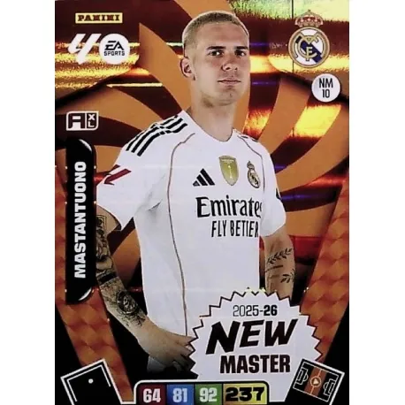 Cromo Mastantuono (New Master) Real Madrid #NW 10