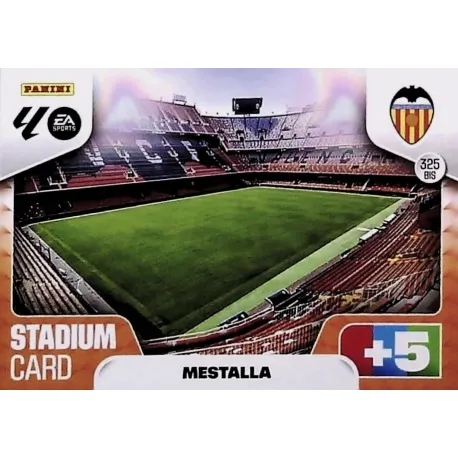 Cromo Mestalla Valencia #325 bis