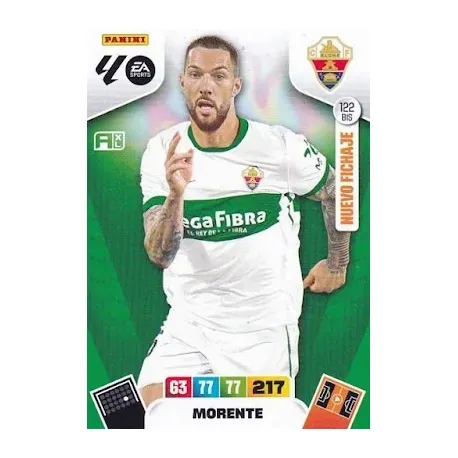 Cromo Morente (Nuevo Fichaje) Elche #122 bis