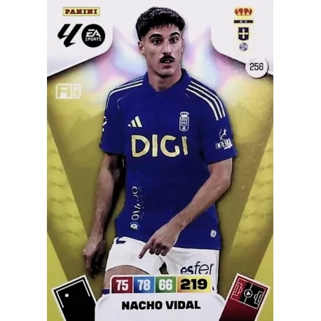 Cromo Nacho Vidal Oviedo #256