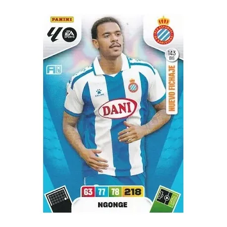 Cromo Ngonge (Nuevo Fichaje) Espanyol #143 bis