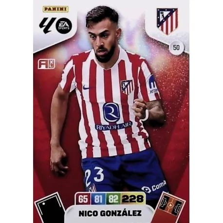 Cromo Nico González Atlético Madrid #50