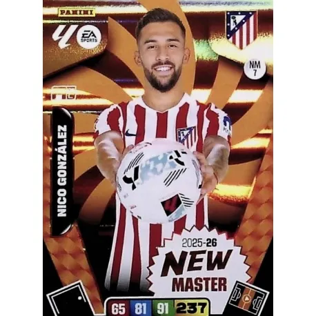 Cromo Nico González (New Master) Atlético Madrid #NW 7
