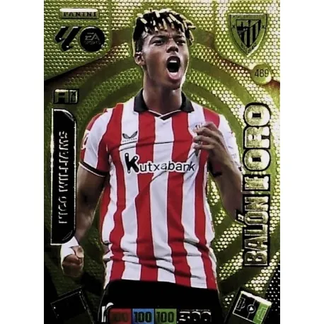 Cromo Nico Williams (Balón de Oro) Athletic Club #469