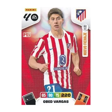 Cromo Obed Vargas (Nuevo Fichaje) Atlético Madrid #46 bis