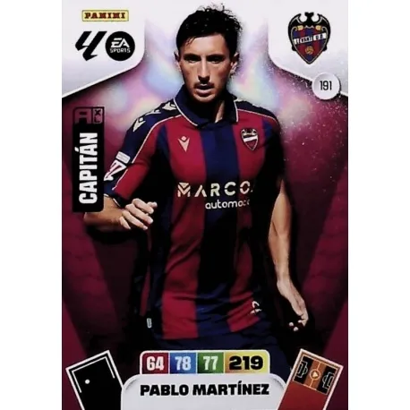 Cromo Pablo Martínez (Capitán) Levante #191