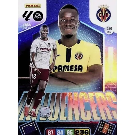 Cromo Pape Gueye (Influencers) Villarreal #418 bis